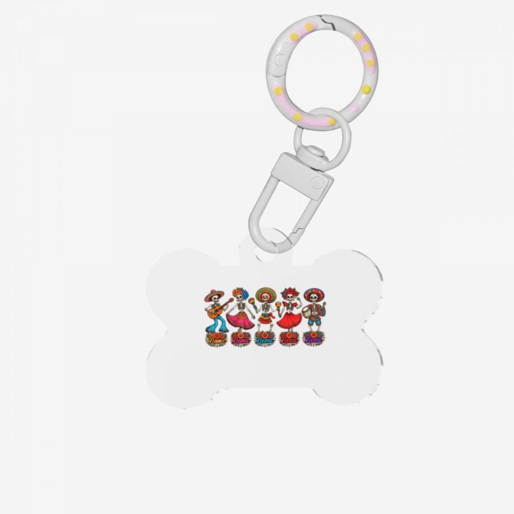 Bone-Shaped Pet ID Tag — front