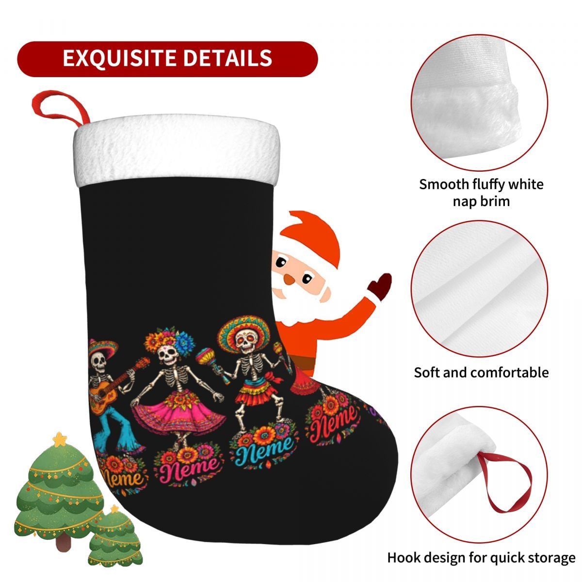 Calcetín de Navidad — front