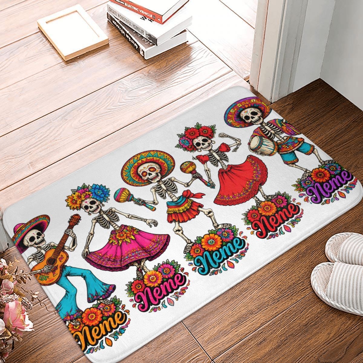 Célébration du Jour des Morts Doormat 16×24 in