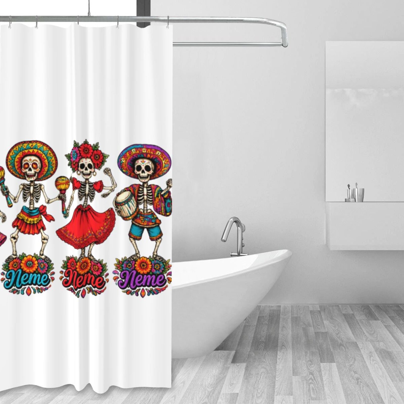 Shower Curtain 60×72 in — front-5