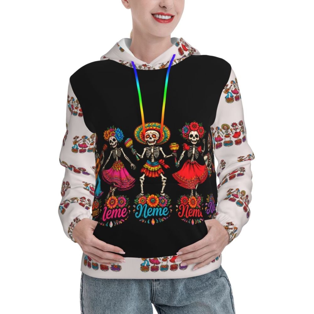 Célébration du Jour des Morts Hoodie pour femmes