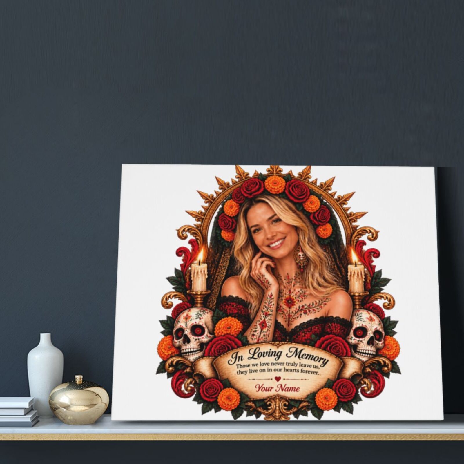 Premium-Leinwand 16×20 — front-7