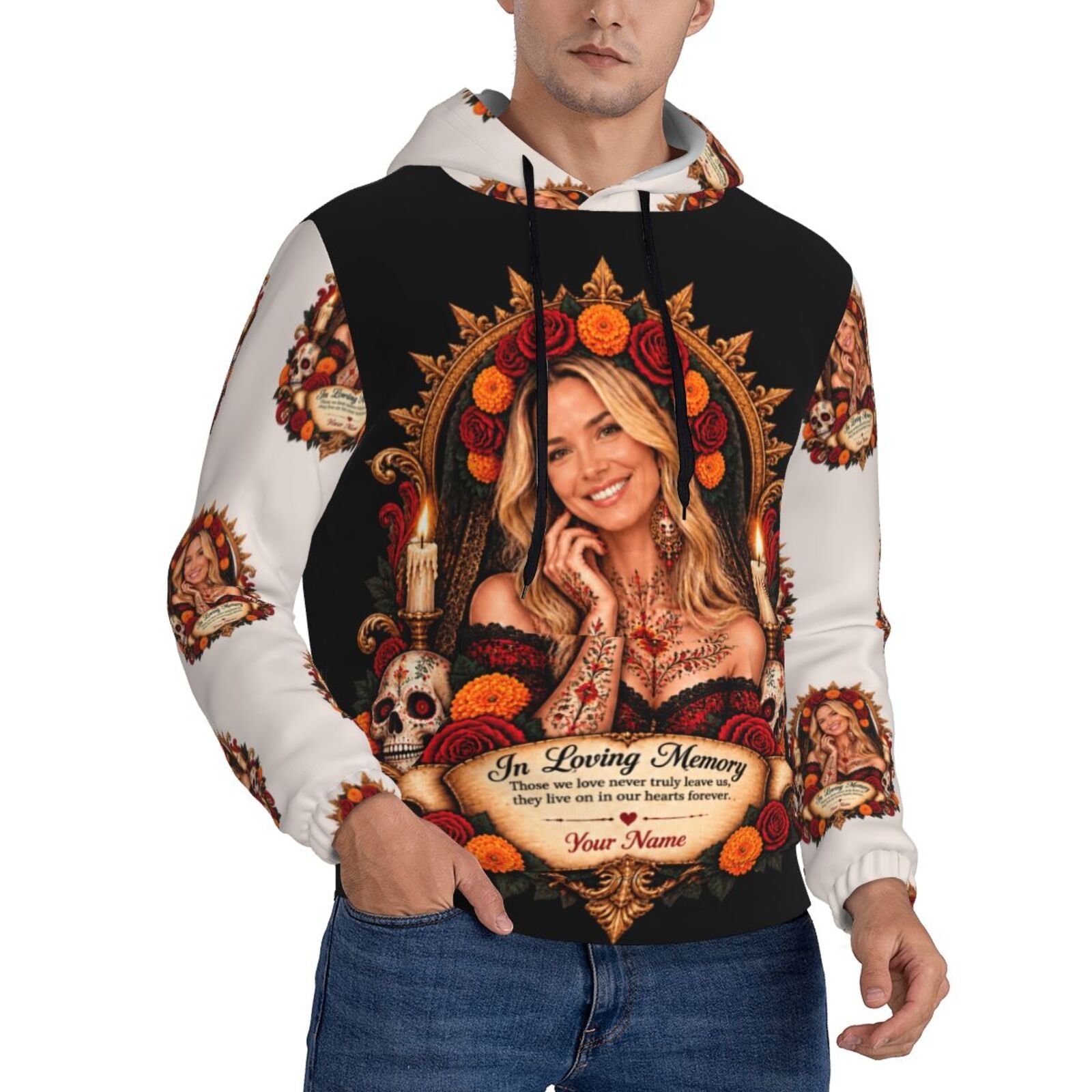 Sudadera con capucha para hombre — front-6