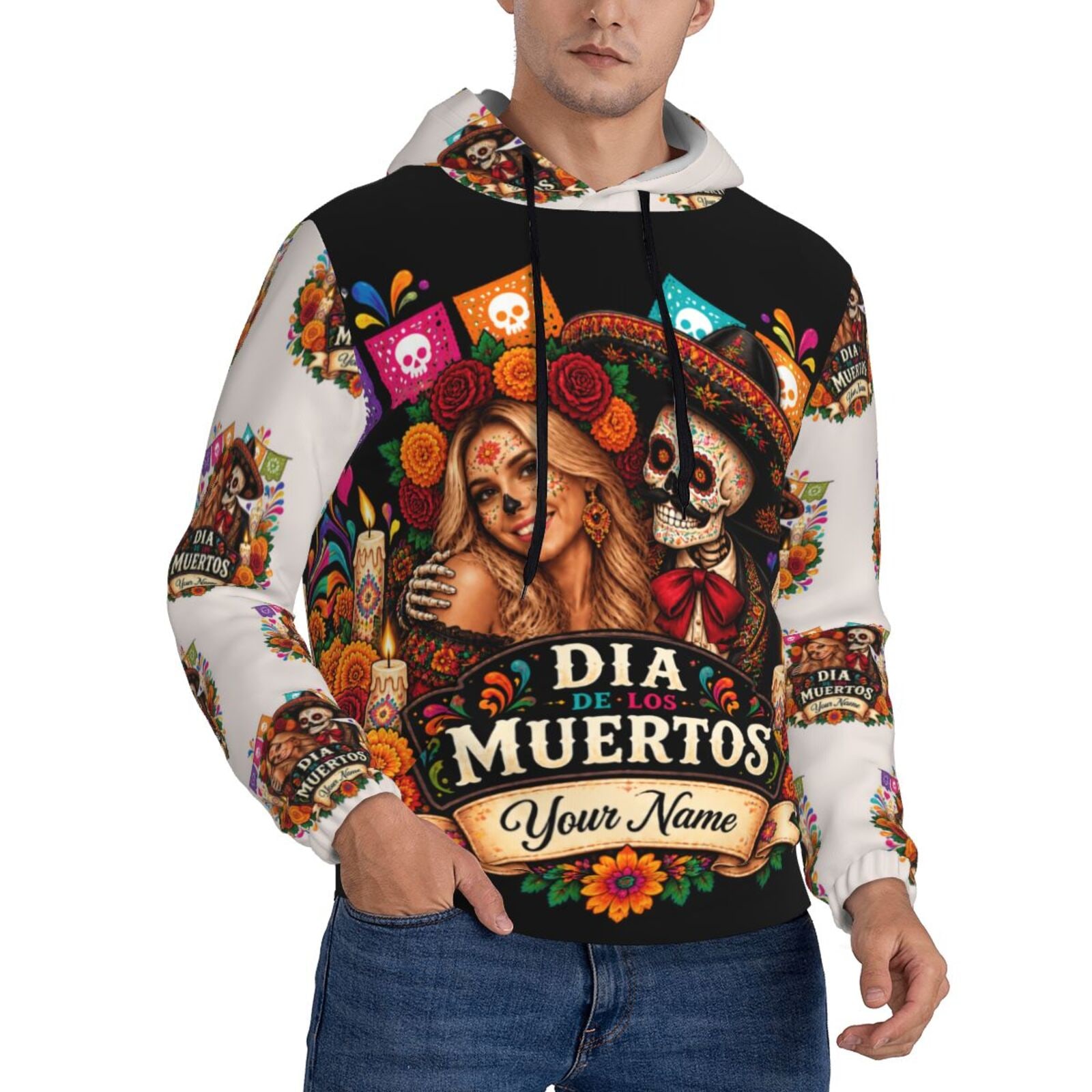 Sudadera con capucha para hombre — front-2