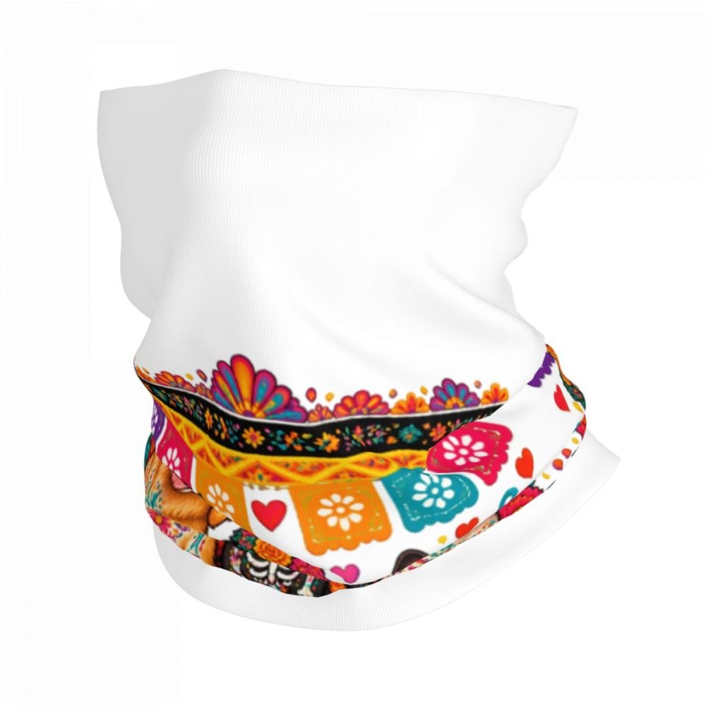 Mascotas del Día de Muertos Toalla de baño