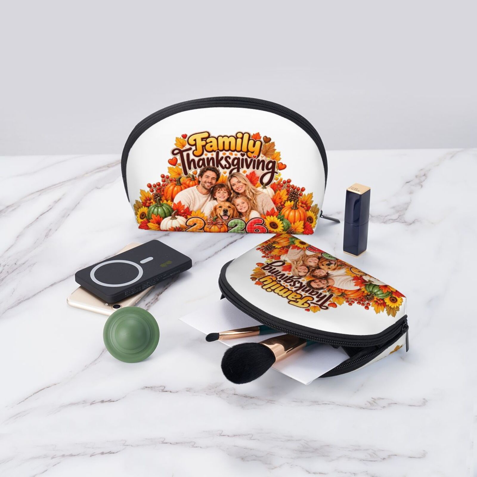 Thanksgiving Family Blessing Bolso de mano tipo clutch