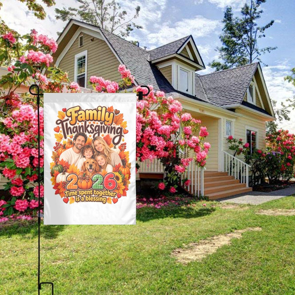 Garden Flag 12×18 in — front