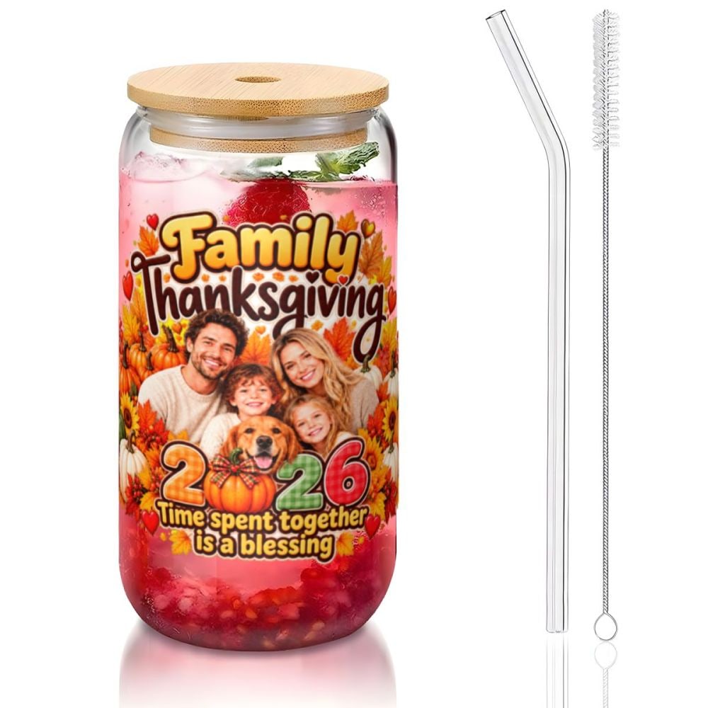 16oz Glass Can with Bamboo Lid — gallery-6
