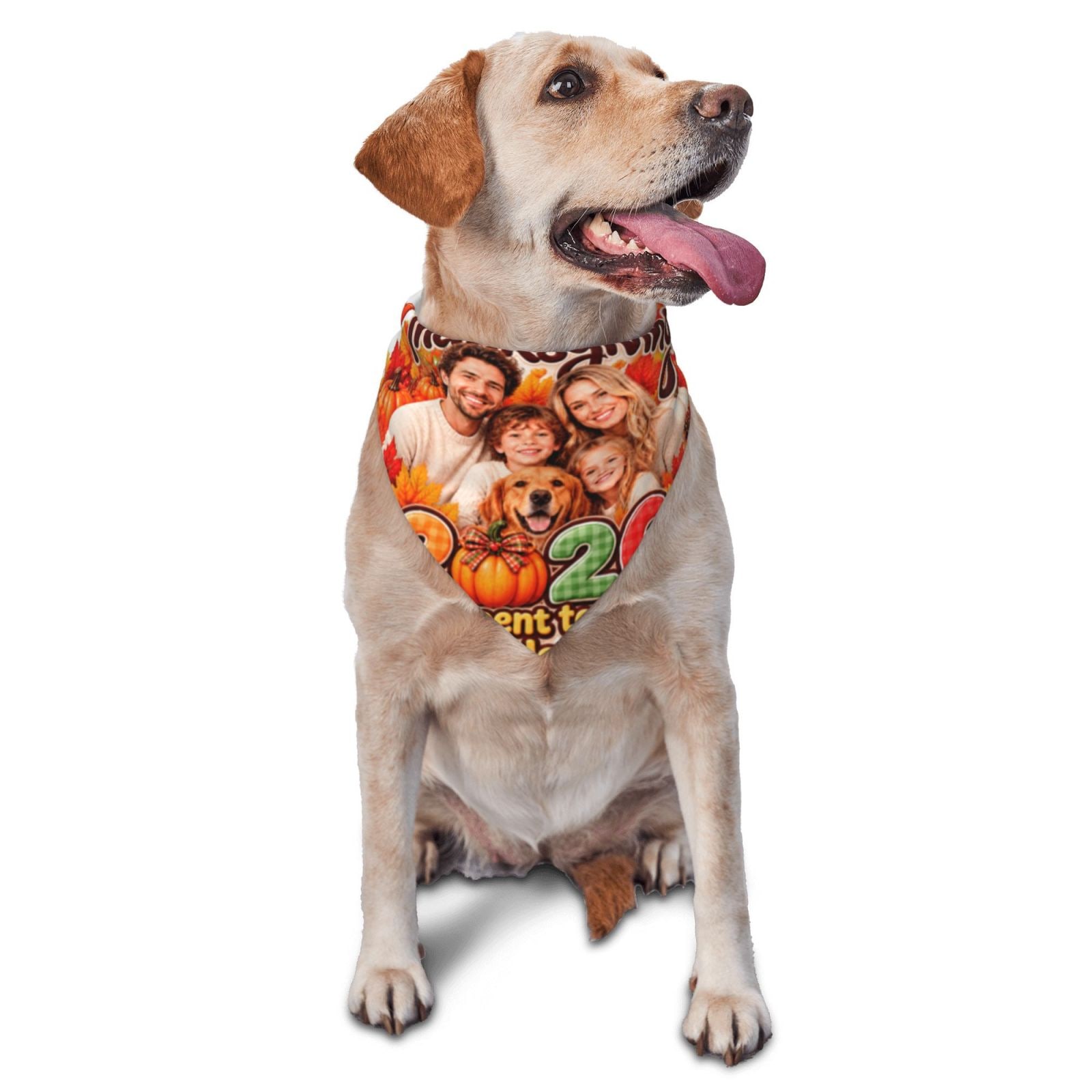 Thanksgiving Family Blessing Bufanda para mascotas