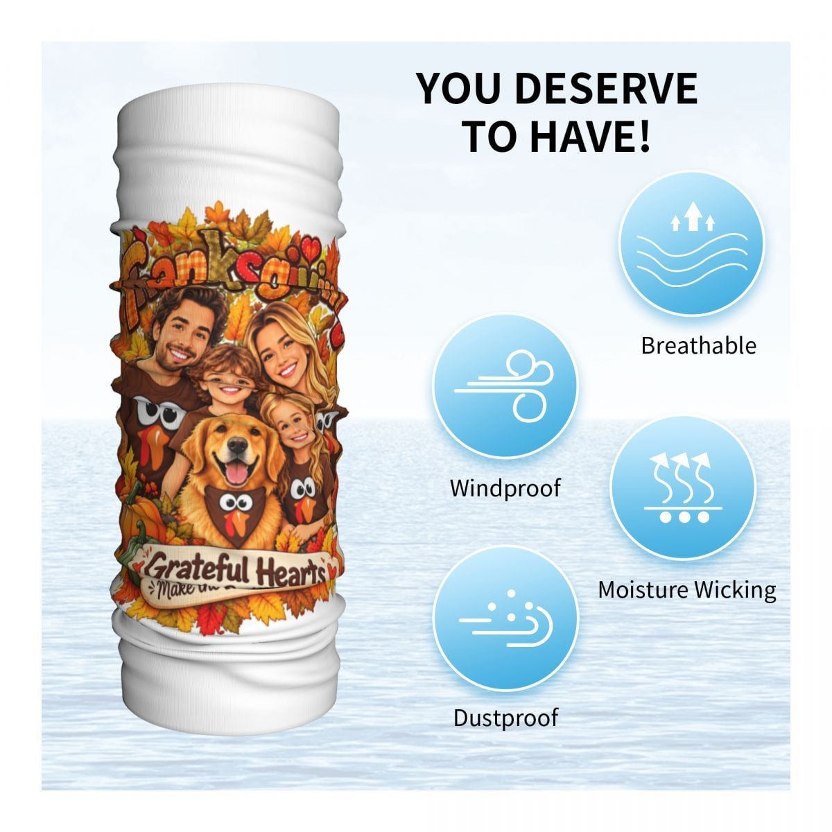 Thanksgiving Family Joy Bath Towel