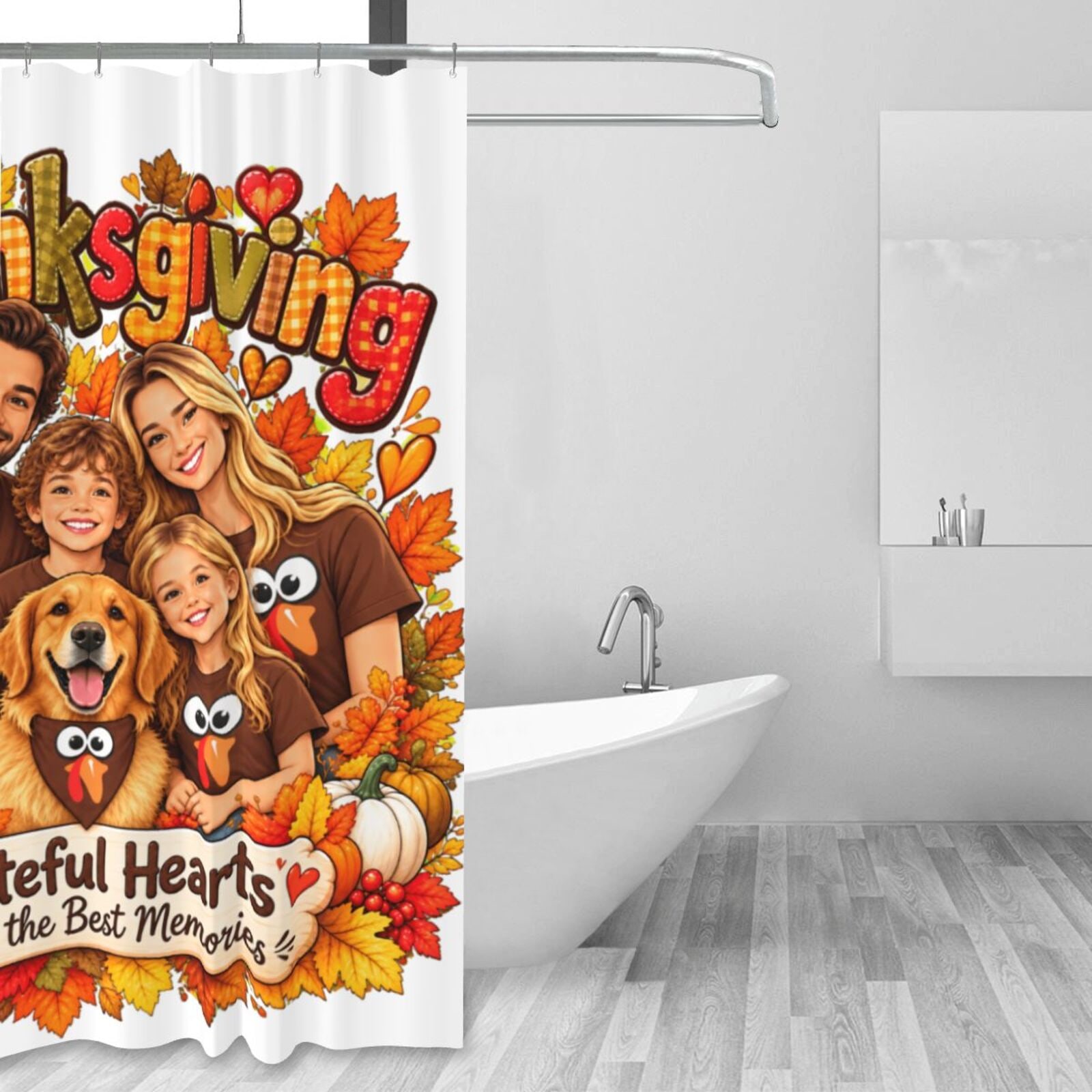 Shower Curtain 60×72 in — front-2