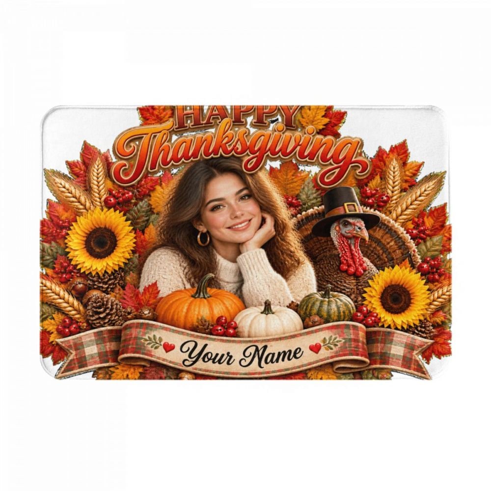 Thanksgiving Celebration Doormat 16×24 in