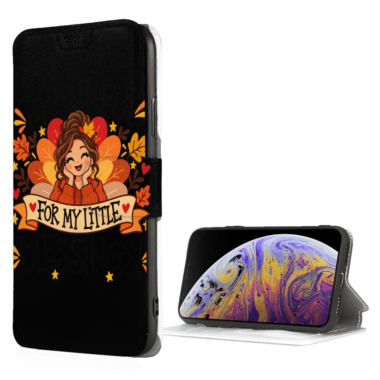 Thanksgiving Gratitude Portrait iPhone Case