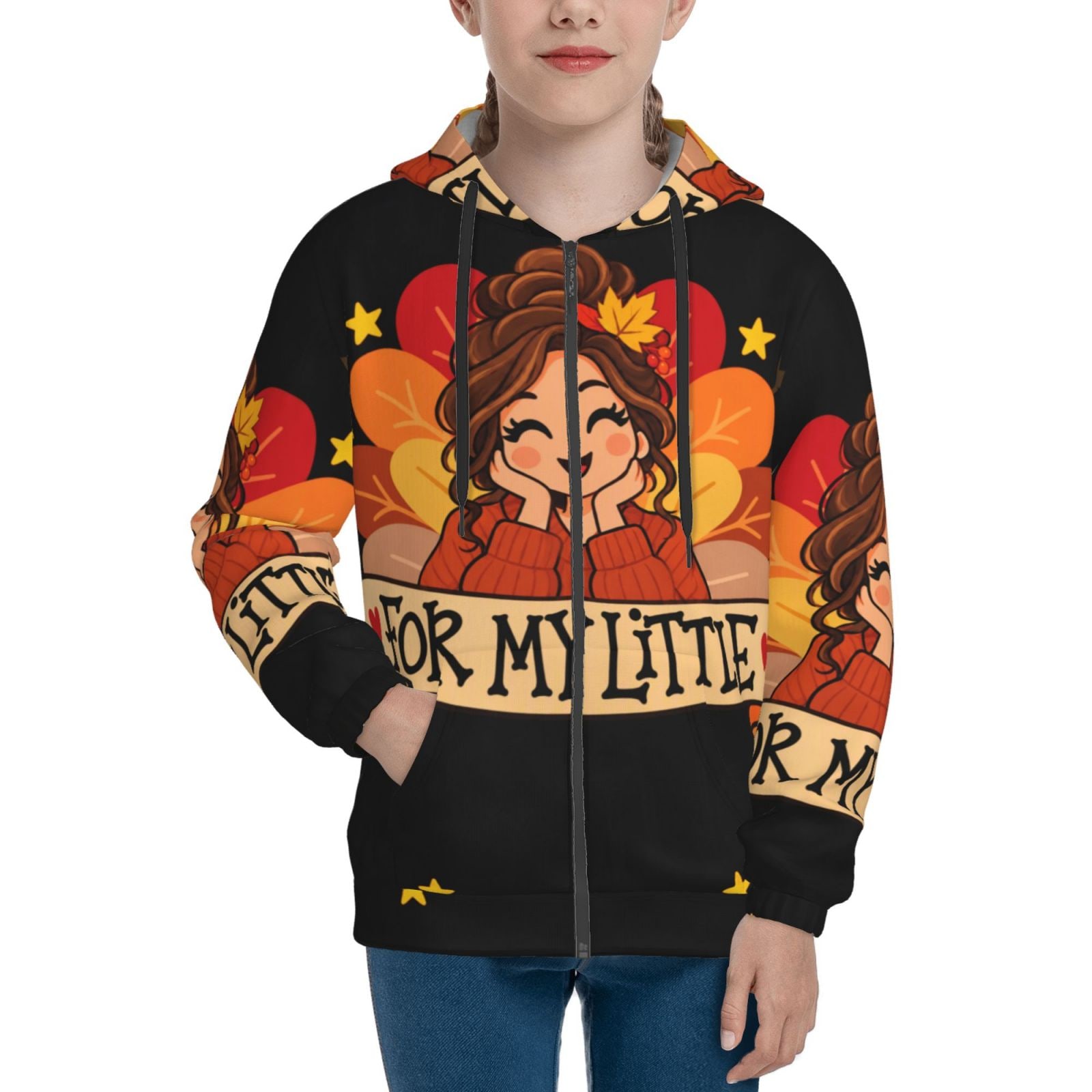Kids Zip Hoodie — front-10