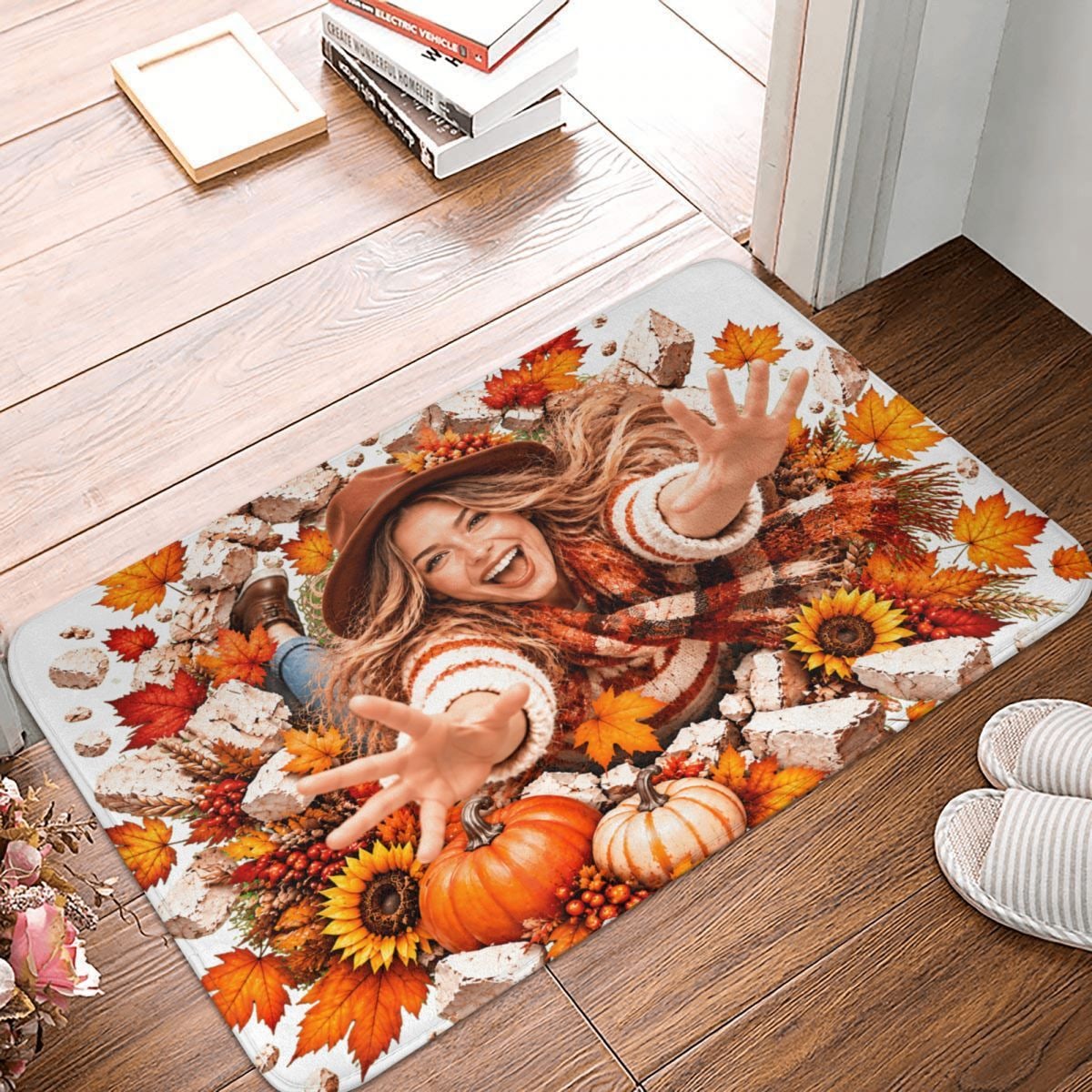 Erntedank-Freude-Explosion Doormat 16×24 in