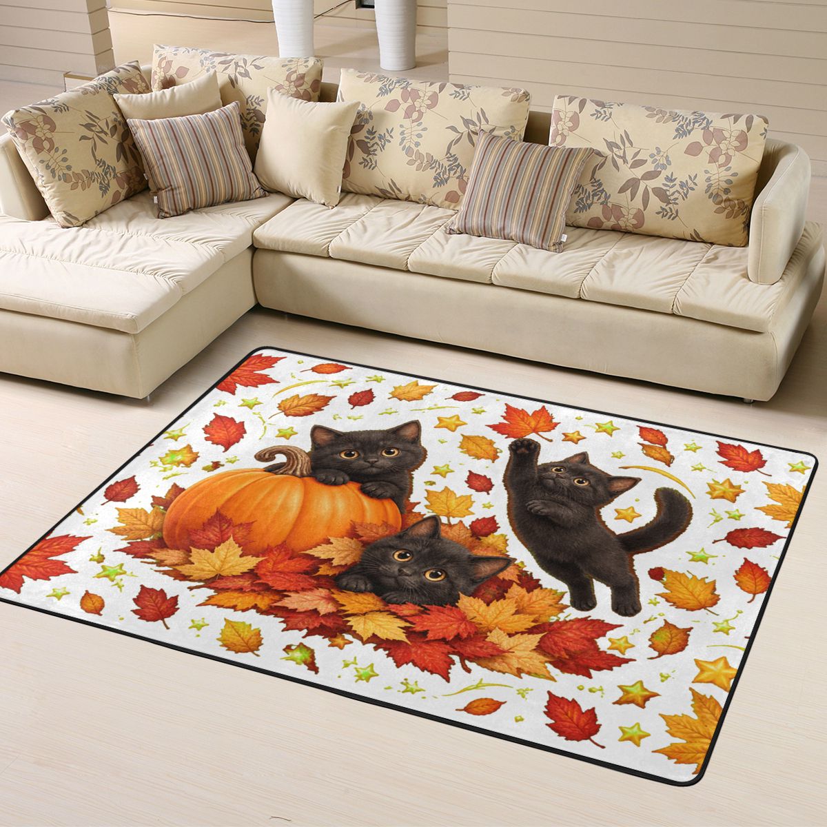 Erntedankfest-Herbstzauber Teppich 63×48 in