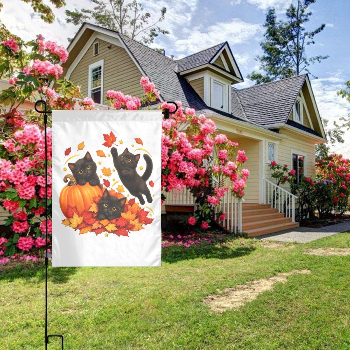 Erntedankfest-Herbstzauber Garden Flag 12×18 in