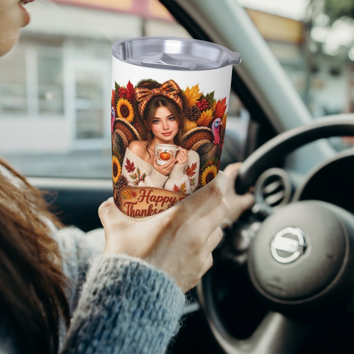 Erntedank-Stimmung 20oz Car Tumbler