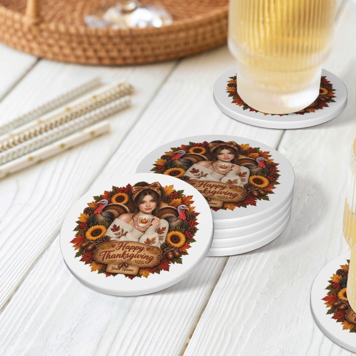 Ceramic Coaster Set of 4 — gallery-4