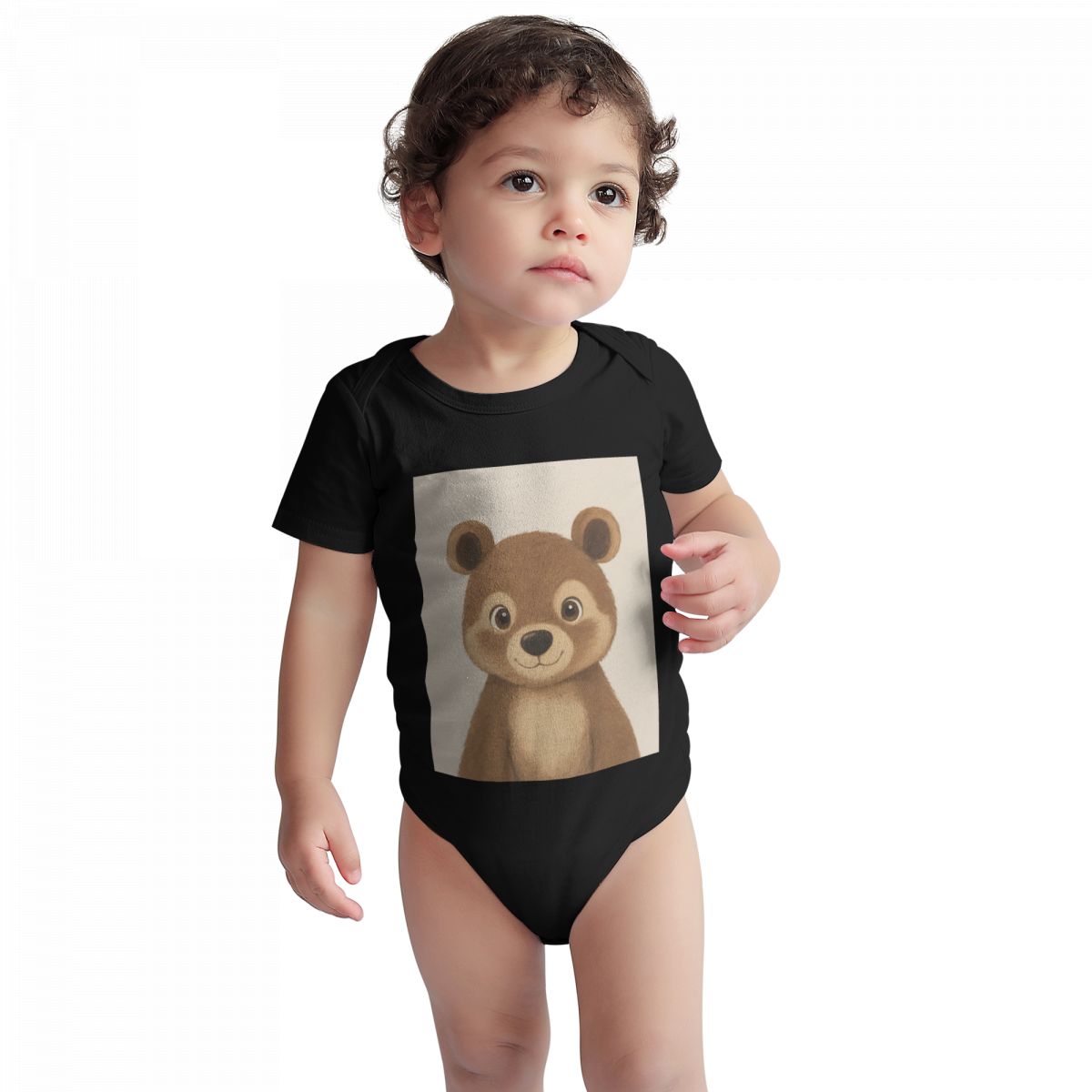 Thanksgiving Feline Feast Baby Short-Sleeve Onesie