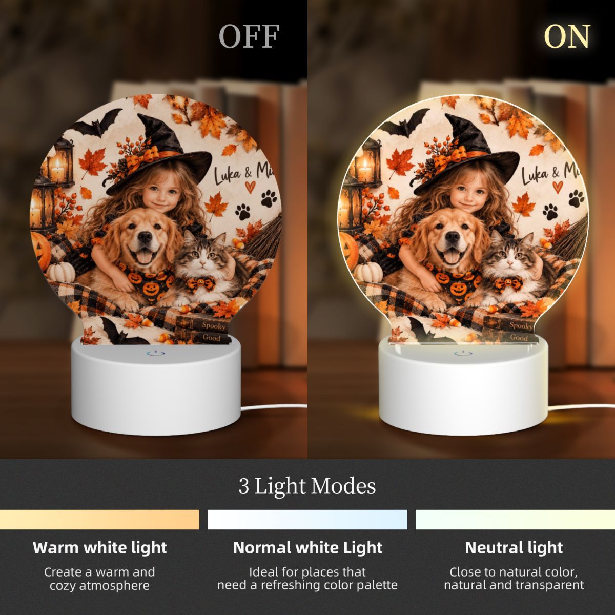 Round Acrylic Night Light — gallery-4