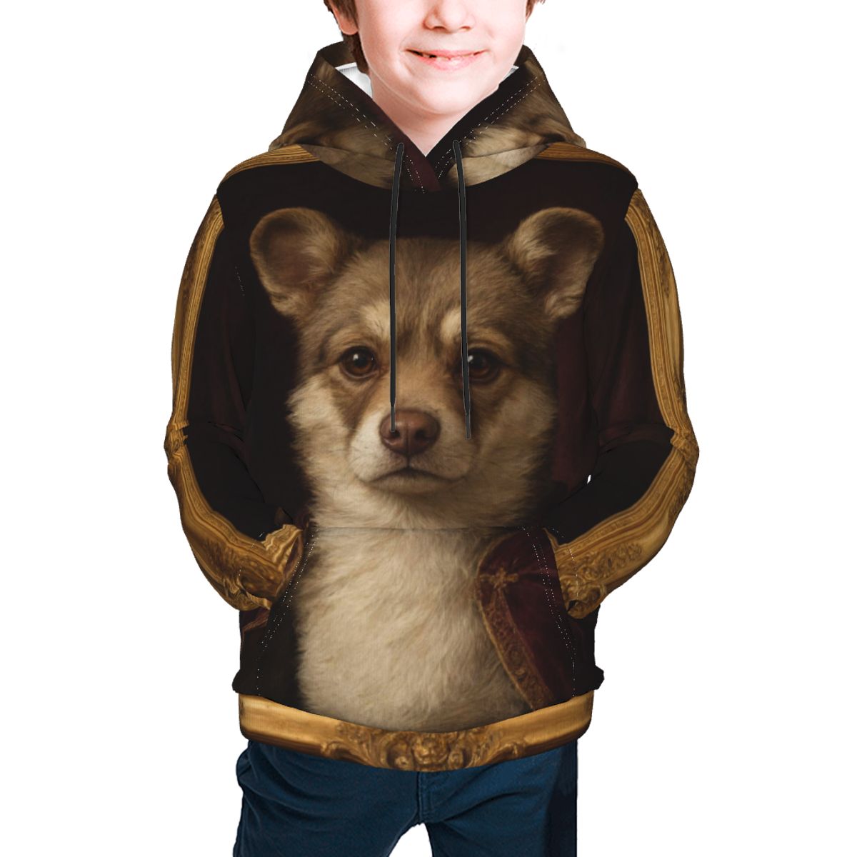 Thanksgiving Feline Feast Youth Hoodie